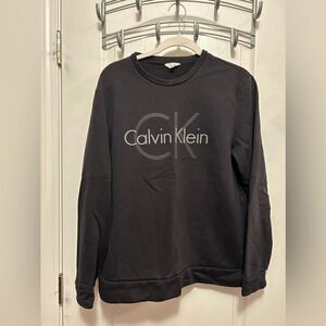 Calvin Klein Jeans black‎ logo spell out crewneck sweatshirt Men’s Medium